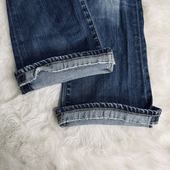 COH Citizens of Humanity Bootcut Jeans 31 Blue Hemmed Low Waist Denim Womens - Picture 9 of 12